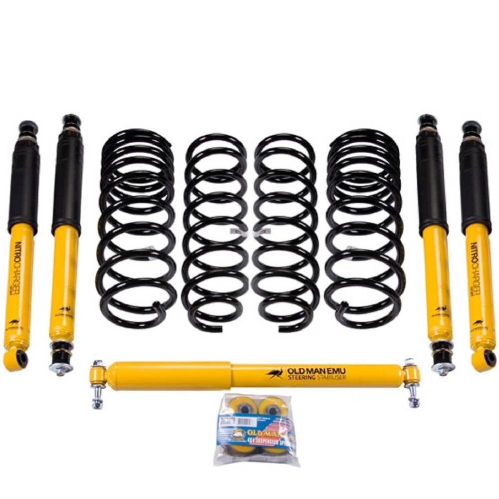 Комплект подвески Old Man Emu OME Toyota Land Cruiser 105 амортизаторы Nitrocharger Sport нагрузка 400 кг лифт 50 мм